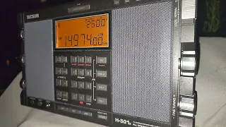 M12 Spy Number Station from Asiatic Russia Pacific 14975 kHz Shortwave telescopic antenna H501x