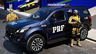 PRF ABORDAGEM E APREENSÃO DE MACONHA🚔 | GTA V PRF | GTA 5 POLICIAL (LSPDFR)