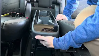 How to remove the center console on a 2024 Nissan pathfinder.