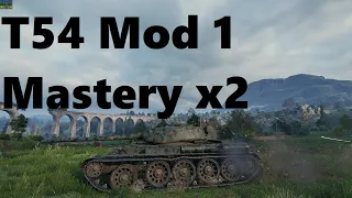 World of Tanks | T54 Mod 1 - Two Mastery Games