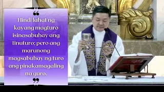 Holy Mass: Fr. Danichi Hui Tuesday Second Week of Lent / Feb. 27, 2024