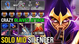How to Play Silencer​​ as a Mid Laner Silver Edge + Shard Crazy Bounce Glaives Attack +82 INT Dota 2