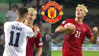 Rasmus Højlund vs Slovenia | Last Match Before joining MAN UNITED 🔴