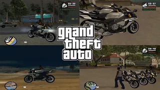 Gta San Andreas Yamaha R1M mod gameplay | gta sa superbikes mods  2020