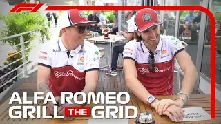 Alfa Romeo's Kimi Raikkonen and Antonio Giovinazzi! | Grill The Grid 2019