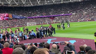 West Ham Anthem ( I'm forever blowing bubbles) at London Stadium