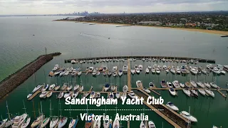 Australia 4K Drone Video | Sandringham Yacht Club | DJI mavic 2 pro（メルボルン ドローン）