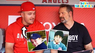 Can Mike Trout name all his Teammates as Babies?!