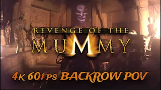 Revenge of the Mummy Universal Studios Florida 4k60fps Backrow on ride POV copyright free