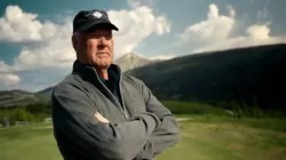Golf Channel's Rich Lerner interviews Tom Weiskopf at Yellowstone Club