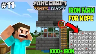 I MADE AN IRON FARM IN MINECRAFT PE | Part 11 | LordN Gaming