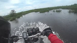 BMW F800GS - город, лес, трасса. Viking Rally 19.