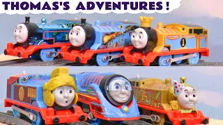 Toy Train ADVENTURE Stories with a Lot of Thomas Trains