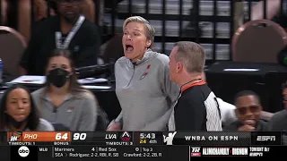 LIVID Coach Goes BERSERK On Ref & Yells To Becky Hammon "WE'RE COMING FOR YOU!" Across The Sideline!