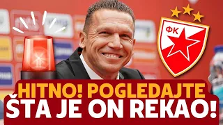 🔥HITNA OBAVESTENJA! POGLEDAJTE STA JE IZJAVIO POSLE UTAKMICE! CRVENA ZVEZDA VESTI DANAS