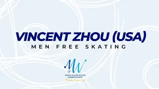 Zhou (USA) | Men FS | ISU World Figure Skating Championships 2022 | Montpellier | #WorldFigure