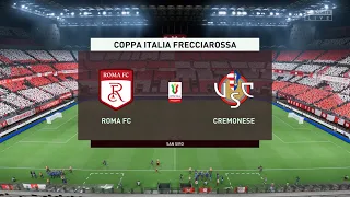 Roma vs Cremonese (01/02/2023) Quarter-final Coppa Italia FIFA 23
