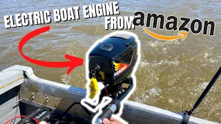 I Bought A $400 Electric Outboard From Amazon (DOES IT WORK?)