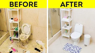 Best Toilet Hacks & Gadgets 🚽 || HOW TO CLEAN BATHROOM LIKE A PRO