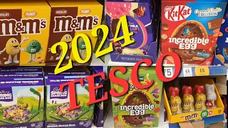 TESCO BIRMINGHAM CHOCOLATE EASTER EGGS WITH PRICE 2024 |UK CHOCOLATES SHOPPING HAUL #kinderbunny