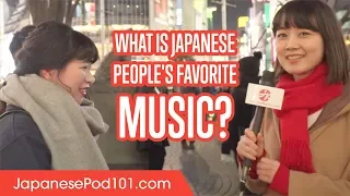 What is Japanese People's Favorite Music? (interview)