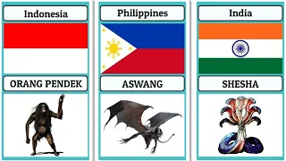 Mythical Creatures from Different Countries