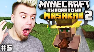 BURAK UJAWNIŁ MI SEKRETY NOSACZY... Minecraft Kwadratowa Masakra 2 #5