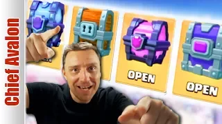 CRAZY FREE CHEST OPENING! 🎁 EPIC, GIANT, MAGICAL, SUPER MAGICAL CHESTS! 😎 Clash Royale