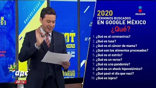 Las preguntas que los mexicanos hicieron a Google en 2020 | De Pisa y Corre