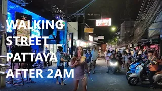 Pattaya Walking Street after 2am! So many freelancers at this hour!