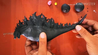 Godzilla 2019 en plastilina 😜|tutorial