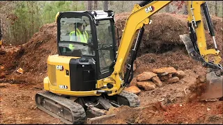 Cat® 303.5 CR Mini Excavator Customer Story – Sunshine Ridge, LLC (South Carolina, United States)