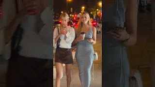 Nightlife in Moscow, Beautiful Russian Girls going out #moscow #russia #beautiful #walkingtour