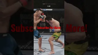 UFC 4: Caught Him With The Left Hook!! #ufc4 #ufc #mma #knockout #gaming #subscribe #shorts