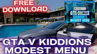 GTA 5 Online PC Hack Kiddions Mod Menu Free Download + Tutorial UNDETECTED