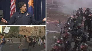 Phoenix Police Chief suspended over protestor treatment