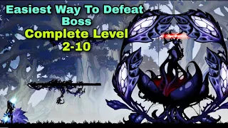 Complete Boss Level 2-10 Easiest Way To Defeat Boss Shadow Knight Deathly Adventure