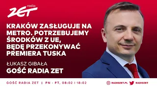 Łukasz Gibała: Kraków zasługuje na metro. Potrzebujemy środków z UE, będę przekonywać premiera Tuska