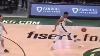 Giannis Antetokounmpo Shows off his soccer skills vs Heat!