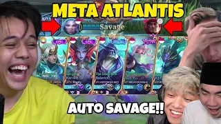 Ketika META 5 HERO ATLANTIS BERGABUNG AUTO SAVAGE!! Sumpah GG Ini Meta!!