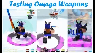 PLAYING WITH OMEGA WEAPONS | Monster Islands!