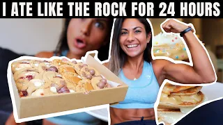 I ate like THE ROCK for 24 HOURS...