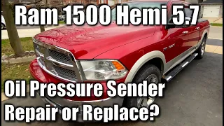 Diagnosing An Oil Pressure Fault On My 2010 Ram 1500 Hemi 5.7