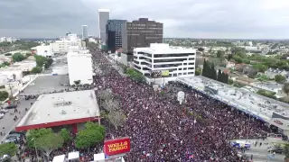 Armenian Genocide March for Justice Aerial Video