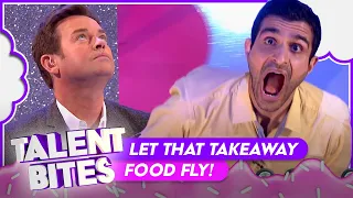 EXTREME 😱 food catching challenge reaches new heights | TALENT BITES