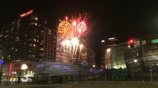 Fireworks light up Kansas City as the Chiefs win the Super Bowl LIV