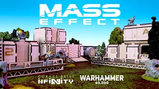 MAKE FULLY Modular Sci-fi Terrain for Warhammer & Infinity based on MASS EFFECT!