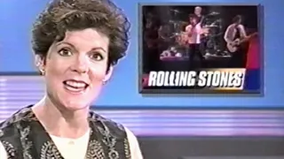 ROLLING STONES--1994 RALEIGH NC--NEWS FOOTAGE