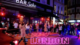 Walking in London [4K] England UK Soho