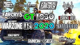 Geforce GT 1030 in 2020 || Test in 12 Games || 1080p Gaming Performance